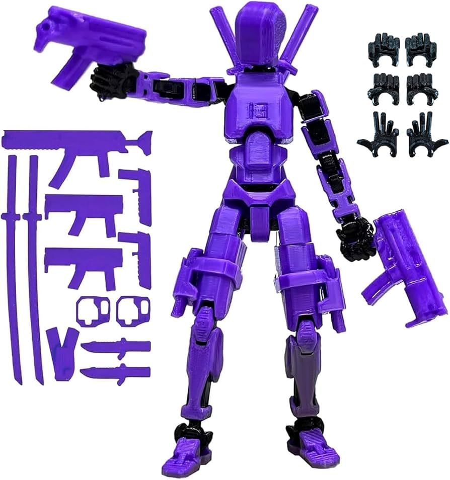 150% scaled (19.5cm length) 3D Printed Dummy 13/ T-13 Action Figure ...